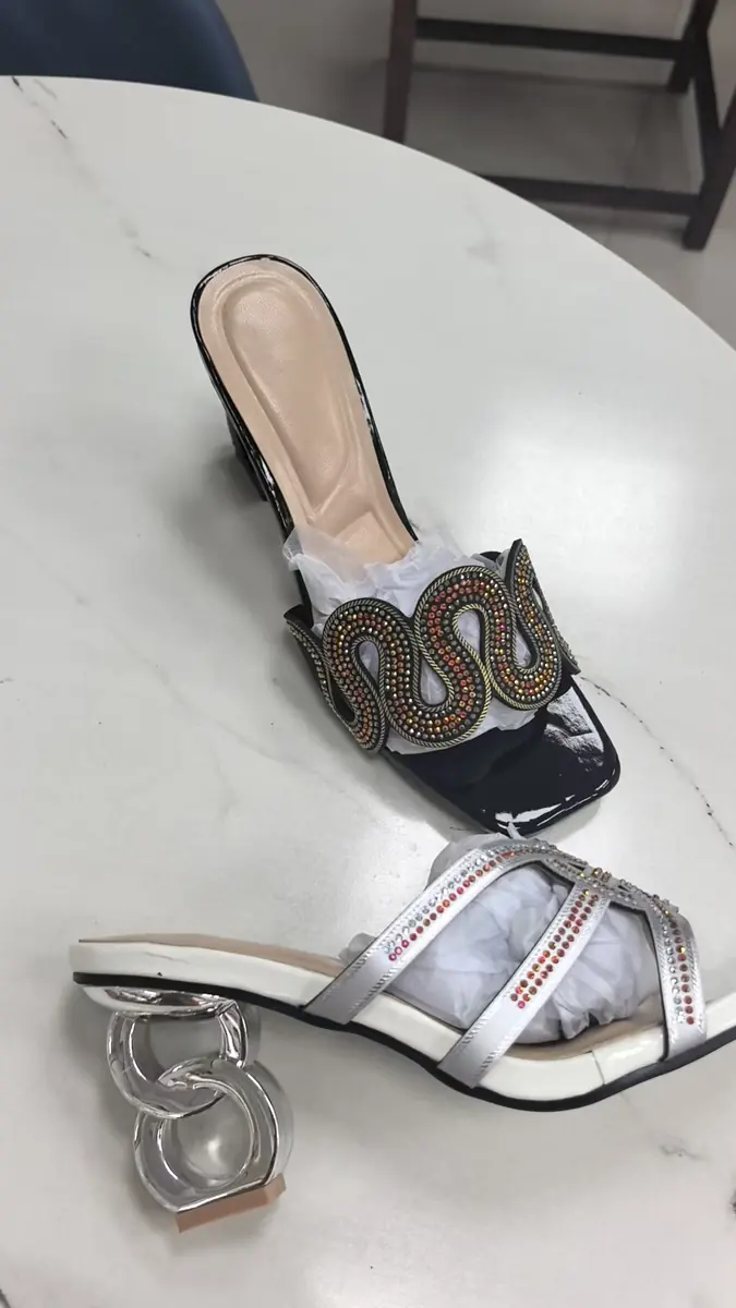Crystal flower sandal style reference for women footwear