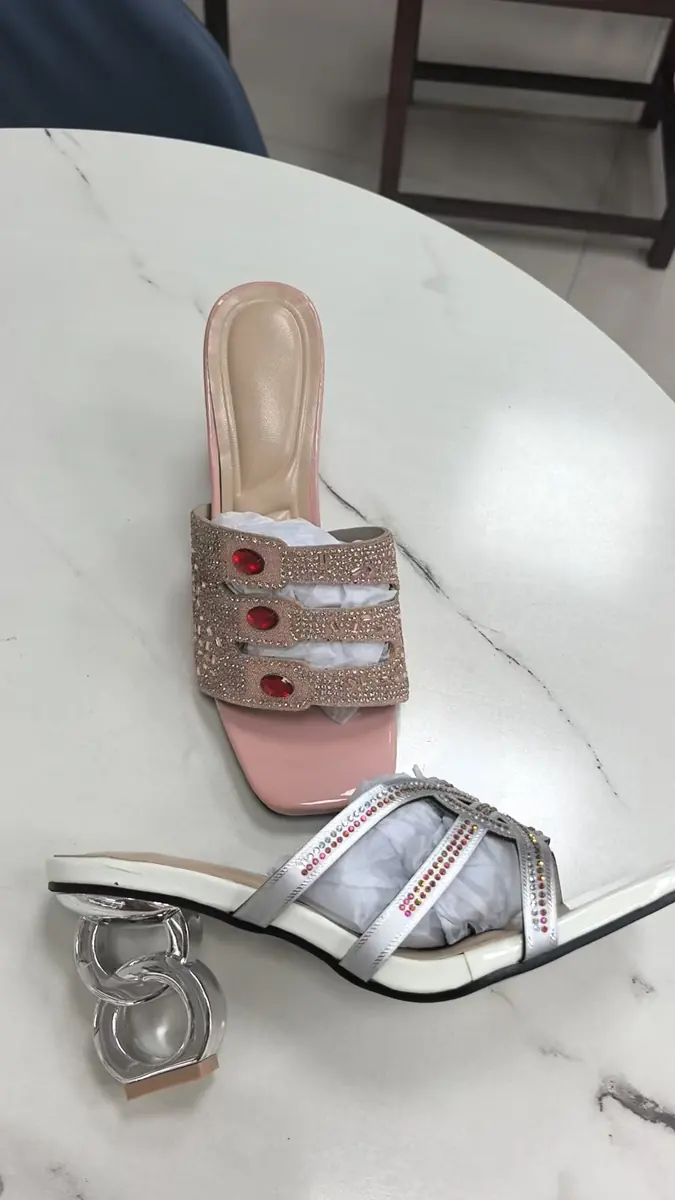 Pearl rhinestone style reference for women shoe uppers